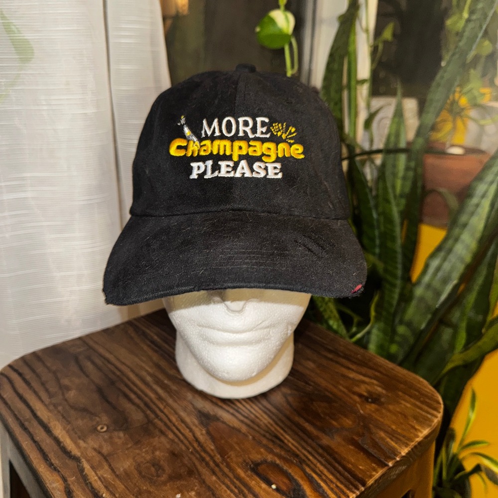More Champagne Please Baseball Cap‎ Dad Hat Adjustable Cotton
